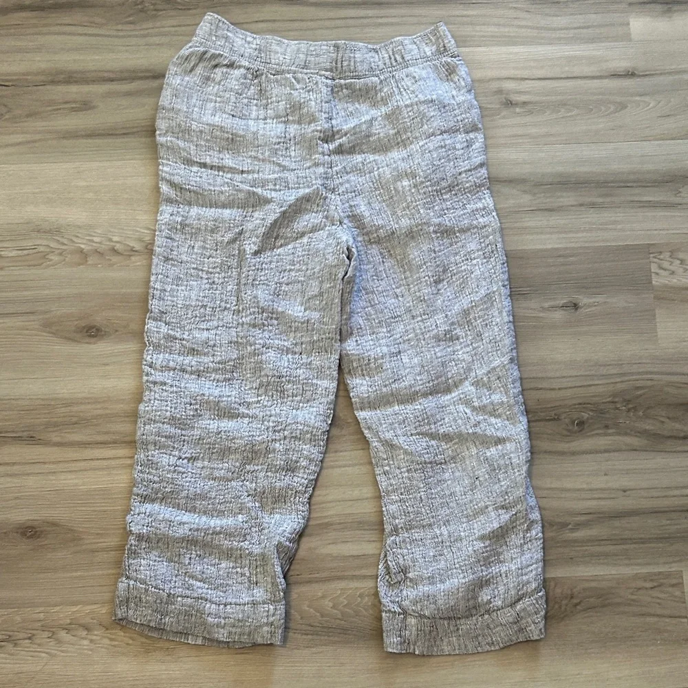 Tahari Gray Textured Pants - Picture 3 of 5
